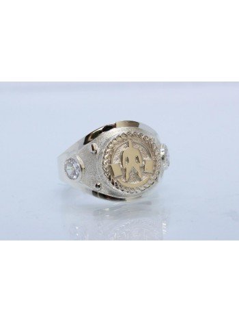 Кольцо "Штангист" из серебра купить в Киеве